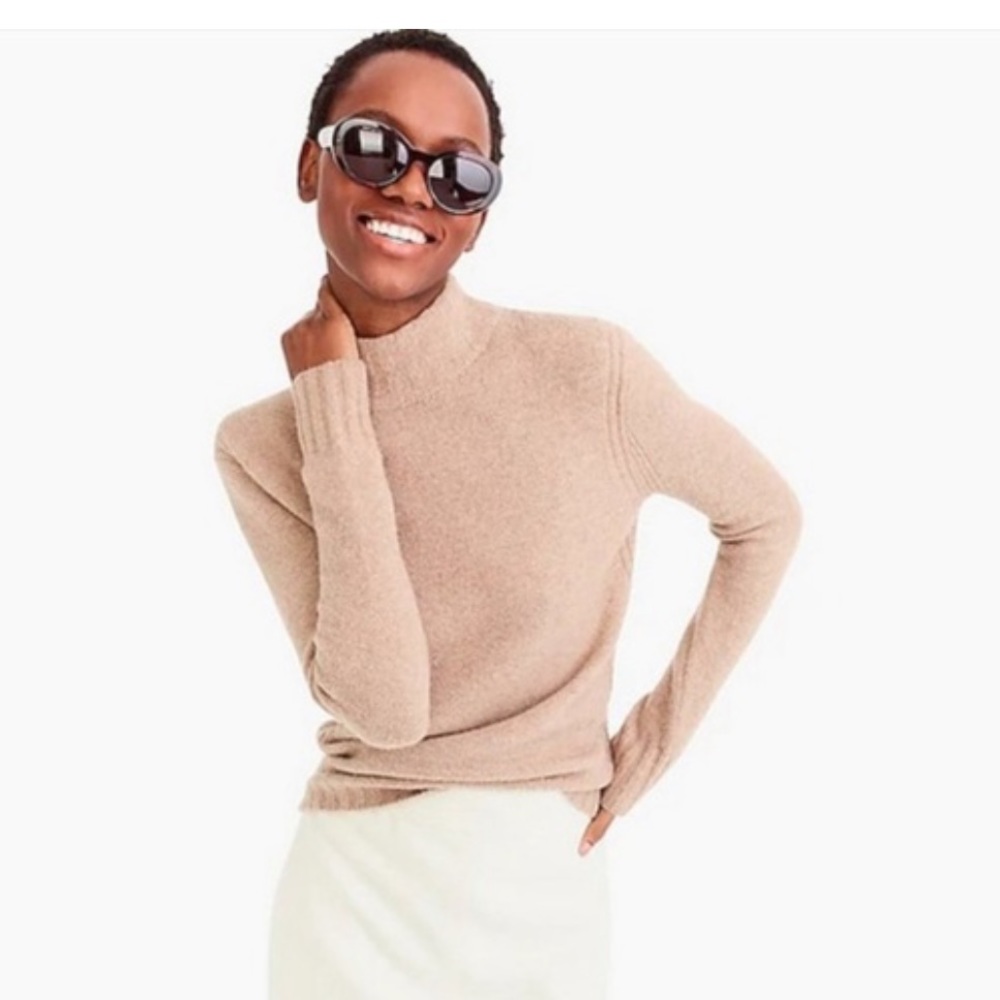 Jcrew super soft mock neck sweater